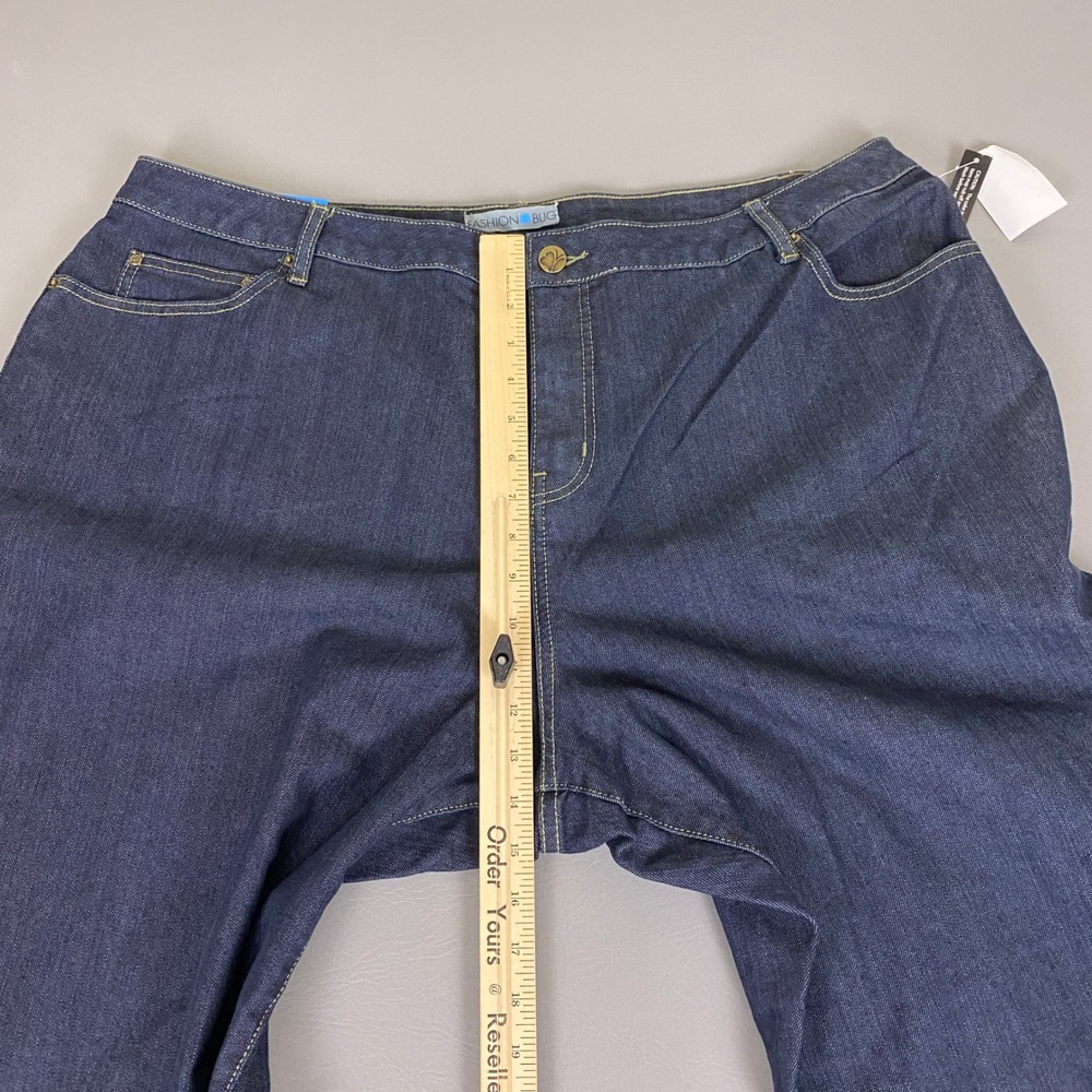 Fashion Bug Bootcut Jeans Right Fit 24W Petite Curvy Dark Wash Denim New NWT - Picture 8 of 14
